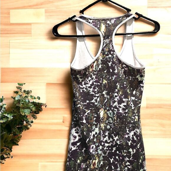 Lululemon Cool Racerback floral tank size 6 women multicolor racerback - Picture 4 of 6